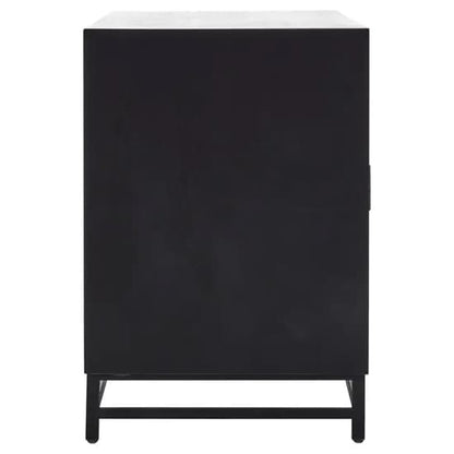 Orphee Wooden Sideboard With 4 Doors In Black