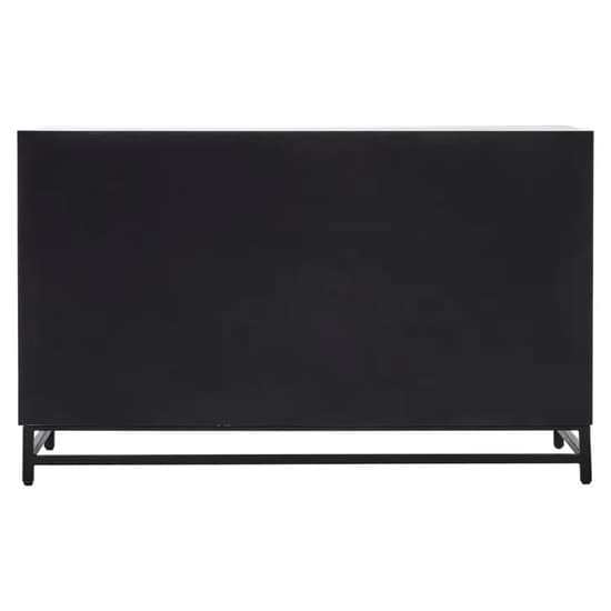 Orphee Wooden Sideboard With 4 Doors In Black