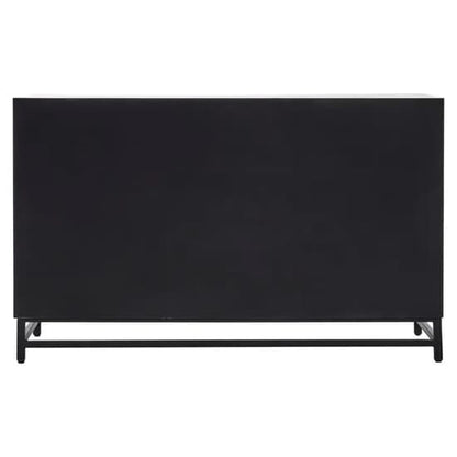 Orphee Wooden Sideboard With 4 Doors In Black