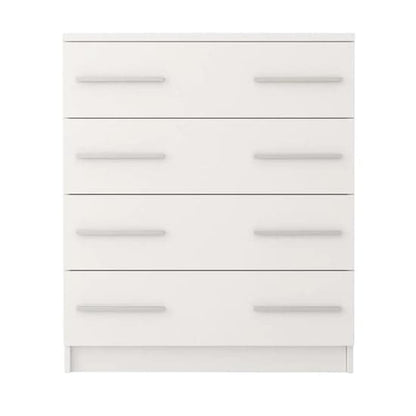 Oxnard Wooden Chest Of 4 Drawers In Matt White