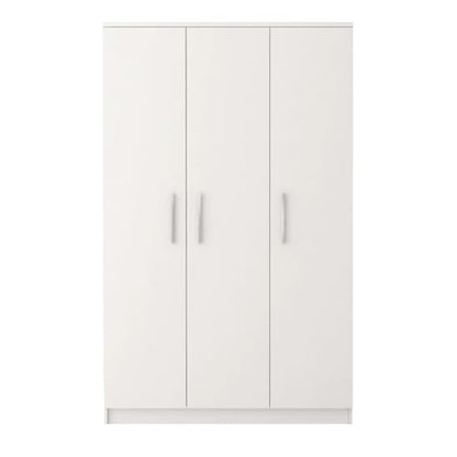 Oxnard Wooden Wardrobe With 3 Doors In Matt White