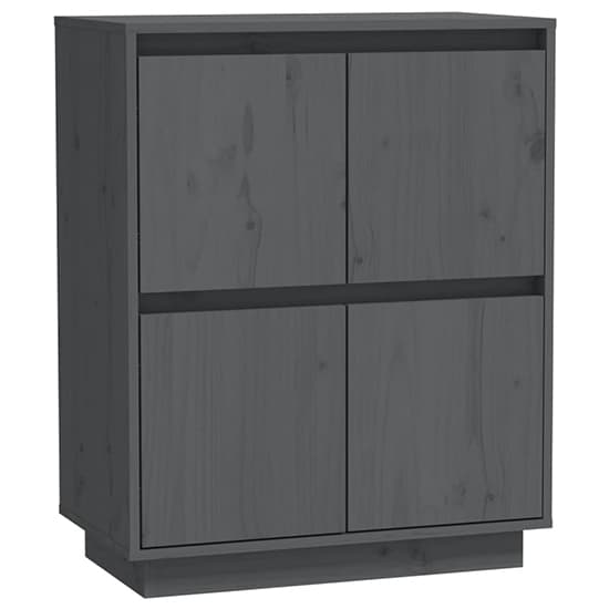 Paolo Pinewood Sideboard With 4 Doors In Grey