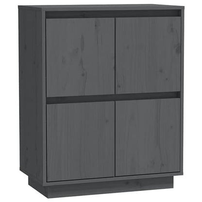 Paolo Pinewood Sideboard With 4 Doors In Grey