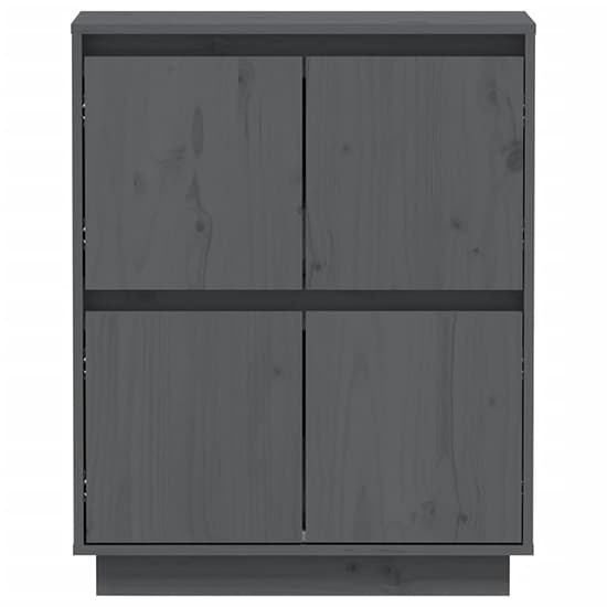 Paolo Pinewood Sideboard With 4 Doors In Grey