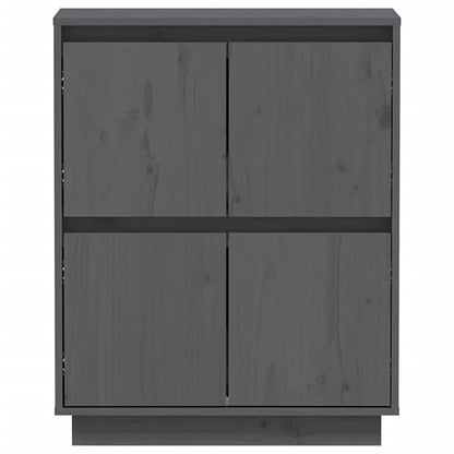 Paolo Pinewood Sideboard With 4 Doors In Grey