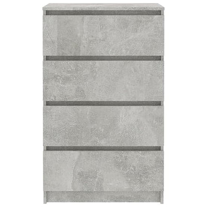 Perris Wooden Chest Of 4 Drawers In Concrete Effect