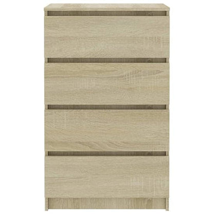 Perris Wooden Chest Of 4 Drawers In Sonoma Oak