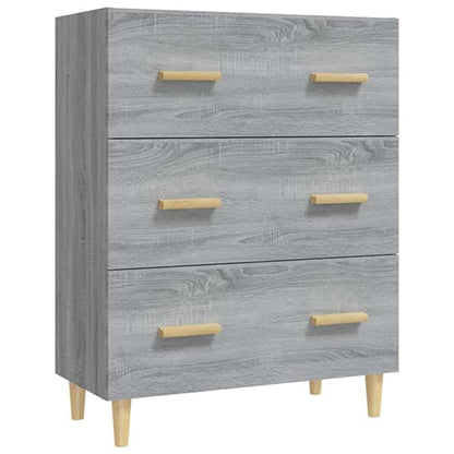 Pirro Wooden Chest Of 3 Drawers In Grey Sonoma Oak