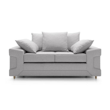 Prime 2 Seater Sofa - Light Grey Fabric