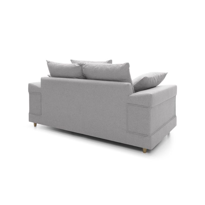 Prime 2 Seater Sofa - Light Grey Fabric