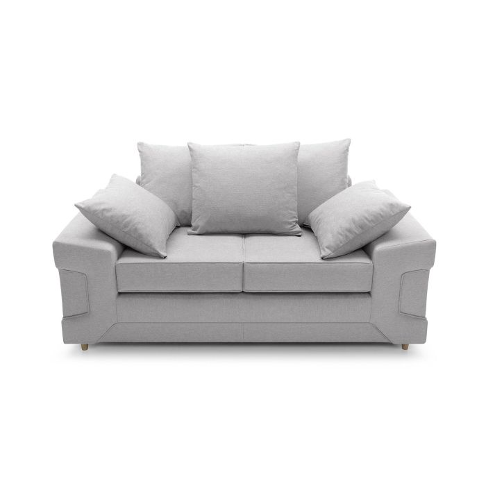 Prime 2 Seater Sofa - Light Grey Fabric