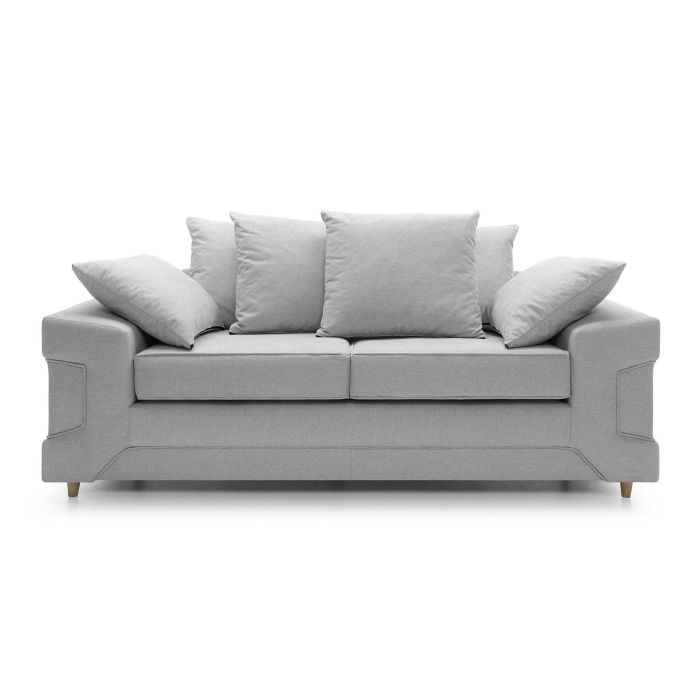 Prime 3 Seater Sofa - Light Grey Fabric