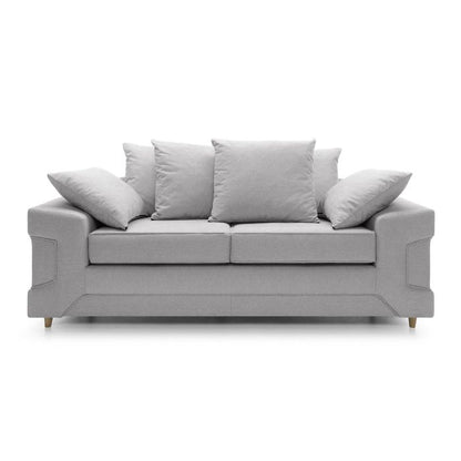 Prime 3 Seater Sofa - Light Grey Fabric