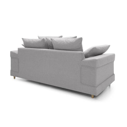 Prime 3 Seater Sofa - Light Grey Fabric