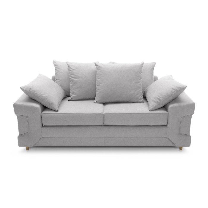 Prime 3 Seater Sofa - Light Grey Fabric