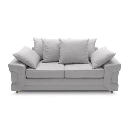 Prime 3 Seater Sofa - Light Grey Fabric