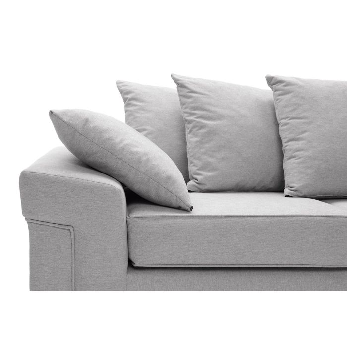 Prime 3 Seater Sofa - Light Grey Fabric