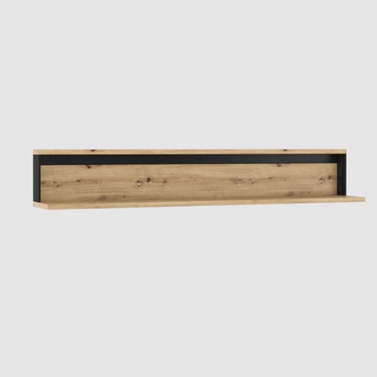 Artisan Oak Wall Shelf by Qesso - Stylish Wooden Storage for Home Decor