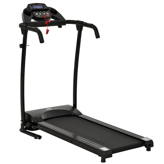 HOMCOM lectric Motorized Treadmill Home Fitness W/LCD Display-Black