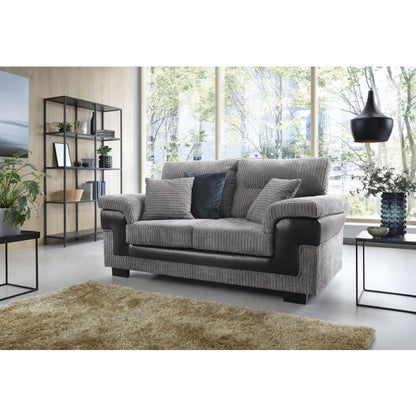 Nathaniel 2 Seater Sofa - Grey Fabric