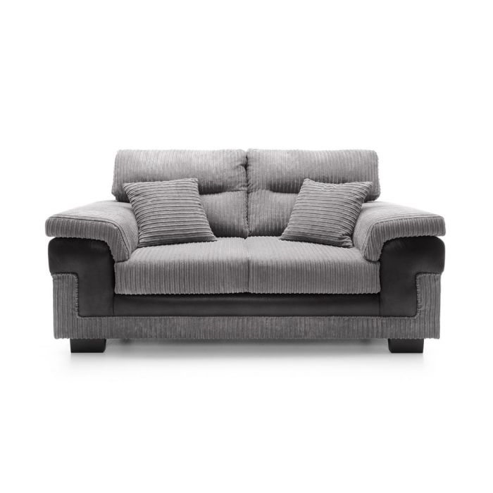 Nathaniel 2 Seater Sofa - Grey Fabric