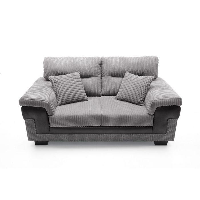 Nathaniel 2 Seater Sofa - Grey Fabric