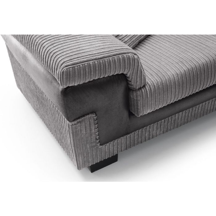 Nathaniel 2 Seater Sofa - Grey Fabric