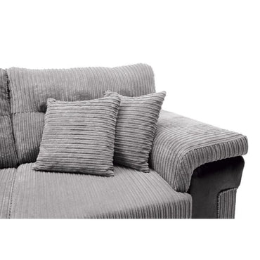 Nathaniel 3 Seater Sofa - Grey Fabric