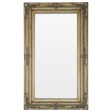 Antique Gold Framed Rectangular Wall Mirror for Bedroom and Living Room Decoration