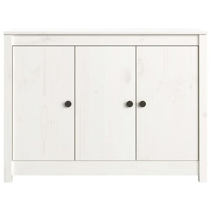 Secia Pinewood Sideboard With 3 Doors In White