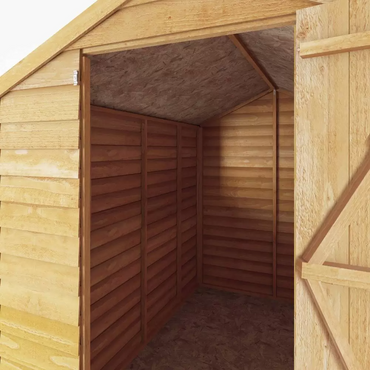 7x5 Windowless Overlap Apex Garden Shed with Single Door - Secure and Sturdy Storage Solution