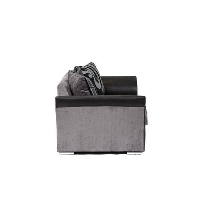 Faro 2 Seater Sofa - Black Fabric