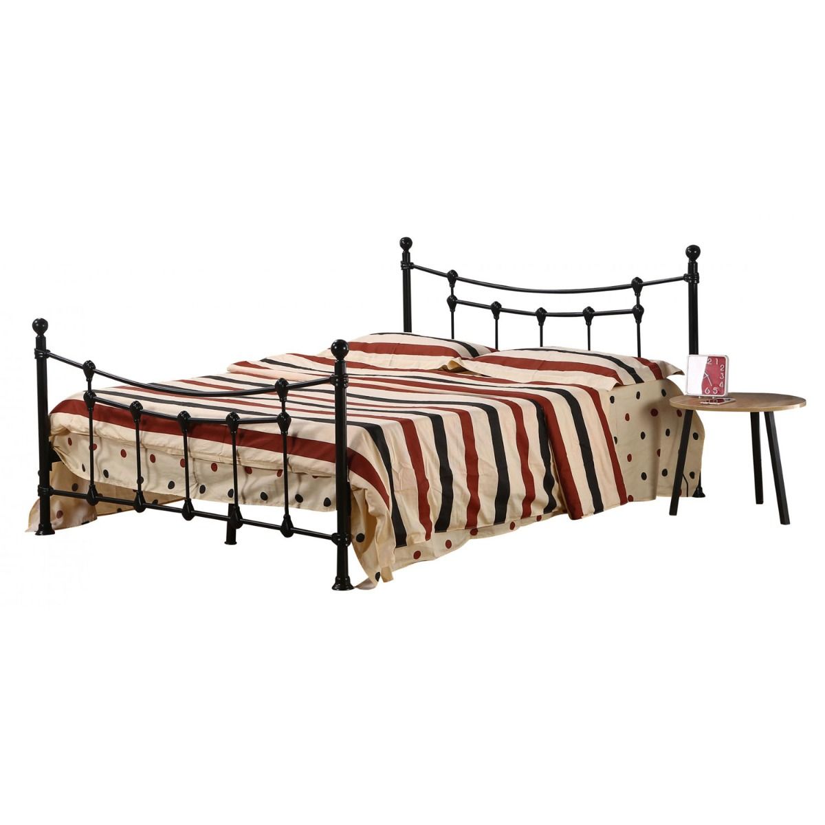 Alistair Aspen Metal Single Size Bed - Black