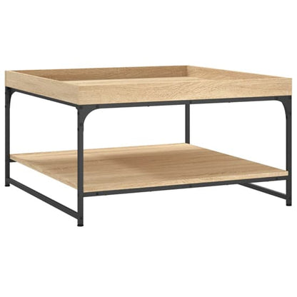 Sonoma Oak Coffee Table with Undershelf by Furco - Modern Wooden Design for Living Room