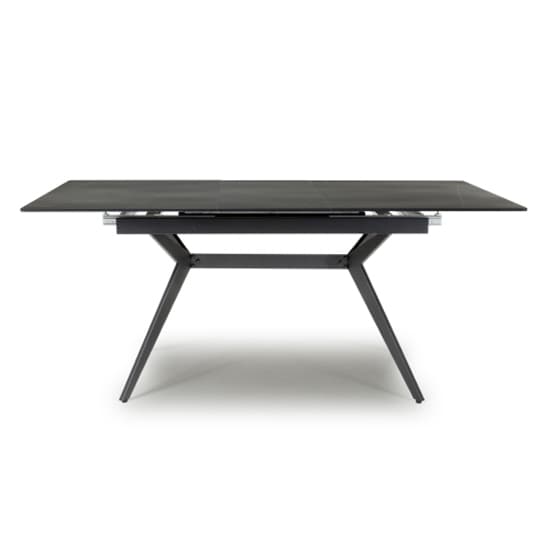 Tarsus Extending Ceramic Top Dining Table In Black