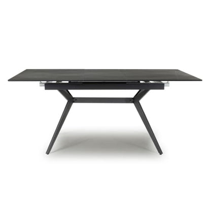 Tarsus Extending Ceramic Top Dining Table In Black