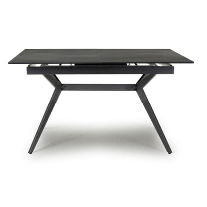 Tarsus Extending Ceramic Top Dining Table In Black