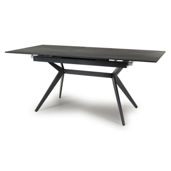 Tarsus Extending Ceramic Top Dining Table In Black