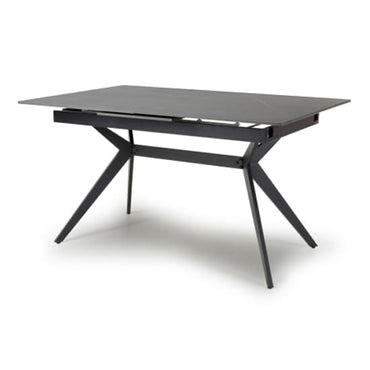 Tarsus Extending Ceramic Top Dining Table In Grey