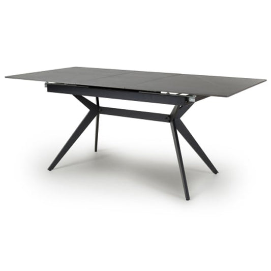 Tarsus Extending Ceramic Top Dining Table In Grey