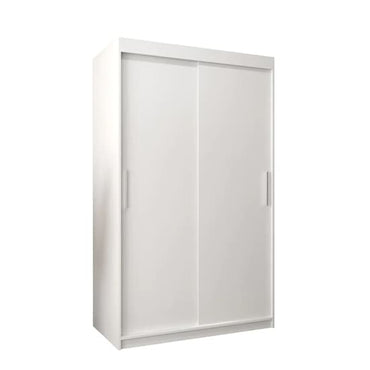 Tavira Wooden Wardrobe Sliding 2 Doors 120cm In White