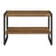 Canyon Oak Wooden Coffee Table with Undershelf for Living Room Storage