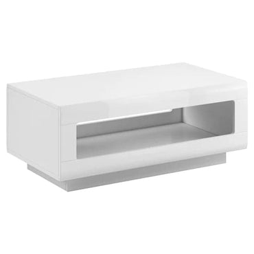 Modern White High Gloss Coffee Table for Living Room