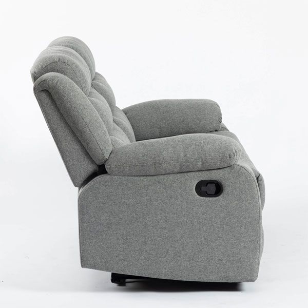 Esperanza 2 Seater Fabric Recliner Sofa - Grey