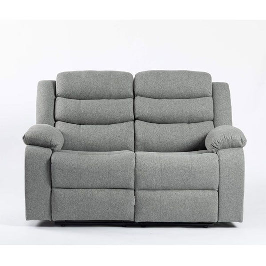 Esperanza 2 Seater Fabric Recliner Sofa - Grey