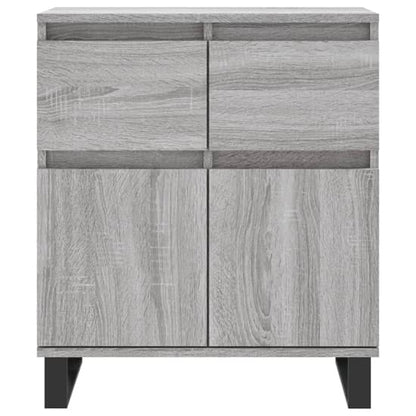 Urbino Grey Sonoma Oak Sideboard with 2 Doors and 1 Drawer - Stylish Storage Solution for Dining or Living Room