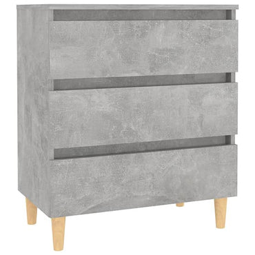 Ursula Wooden Chest Of 3 Drawers In Concrete Effect