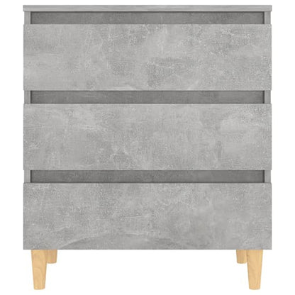 Ursula Wooden Chest Of 3 Drawers In Concrete Effect