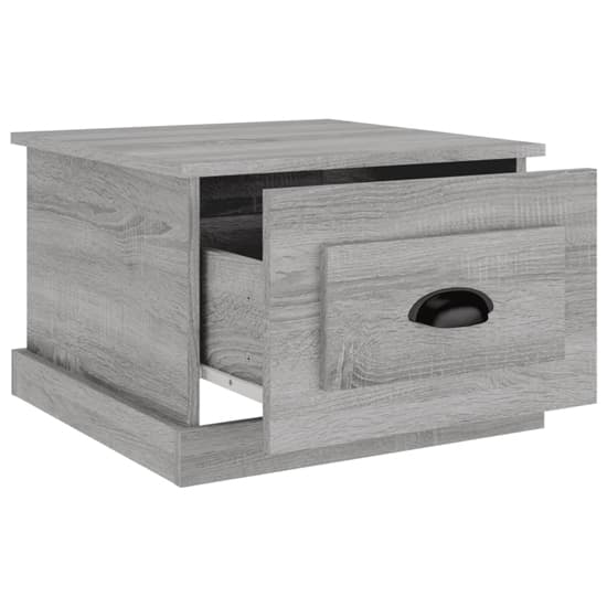 Vance Grey Sonoma Oak Coffee Table with Drawer for Living Room