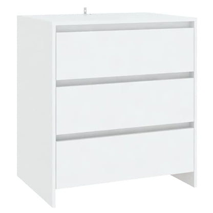 Variel Wooden Chest Of 3 Drawers In White